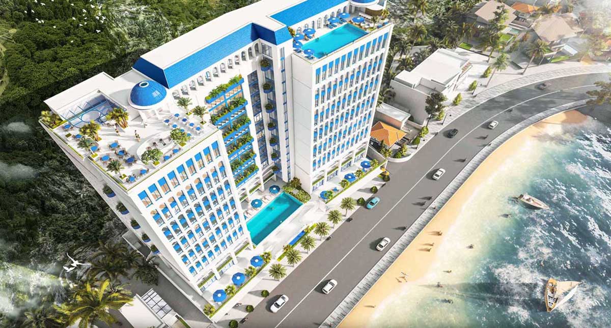 Léman Cap Residence Vũng Tàu – Tuyệt tác nghỉ dưỡng mang phong cách Santorini tại trung tâm thành phố biển