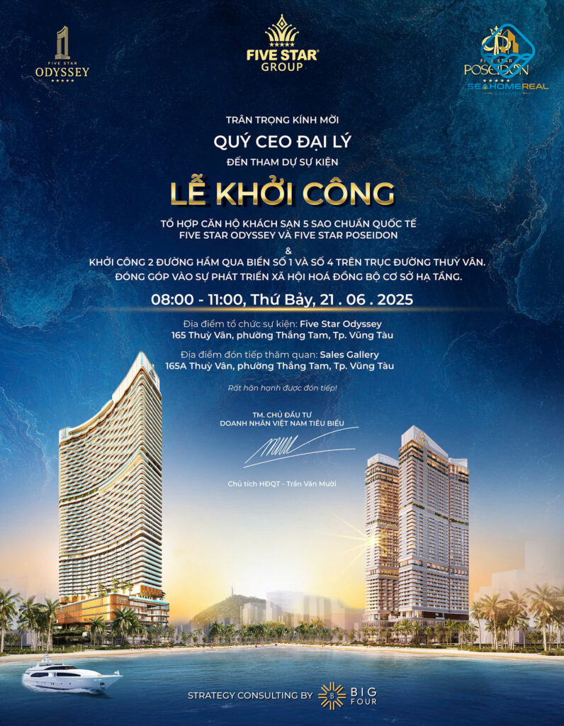 Top 5 Dự án Nghỉ dưỡng Đáng đầu tư tại Vũng Tàu 2025