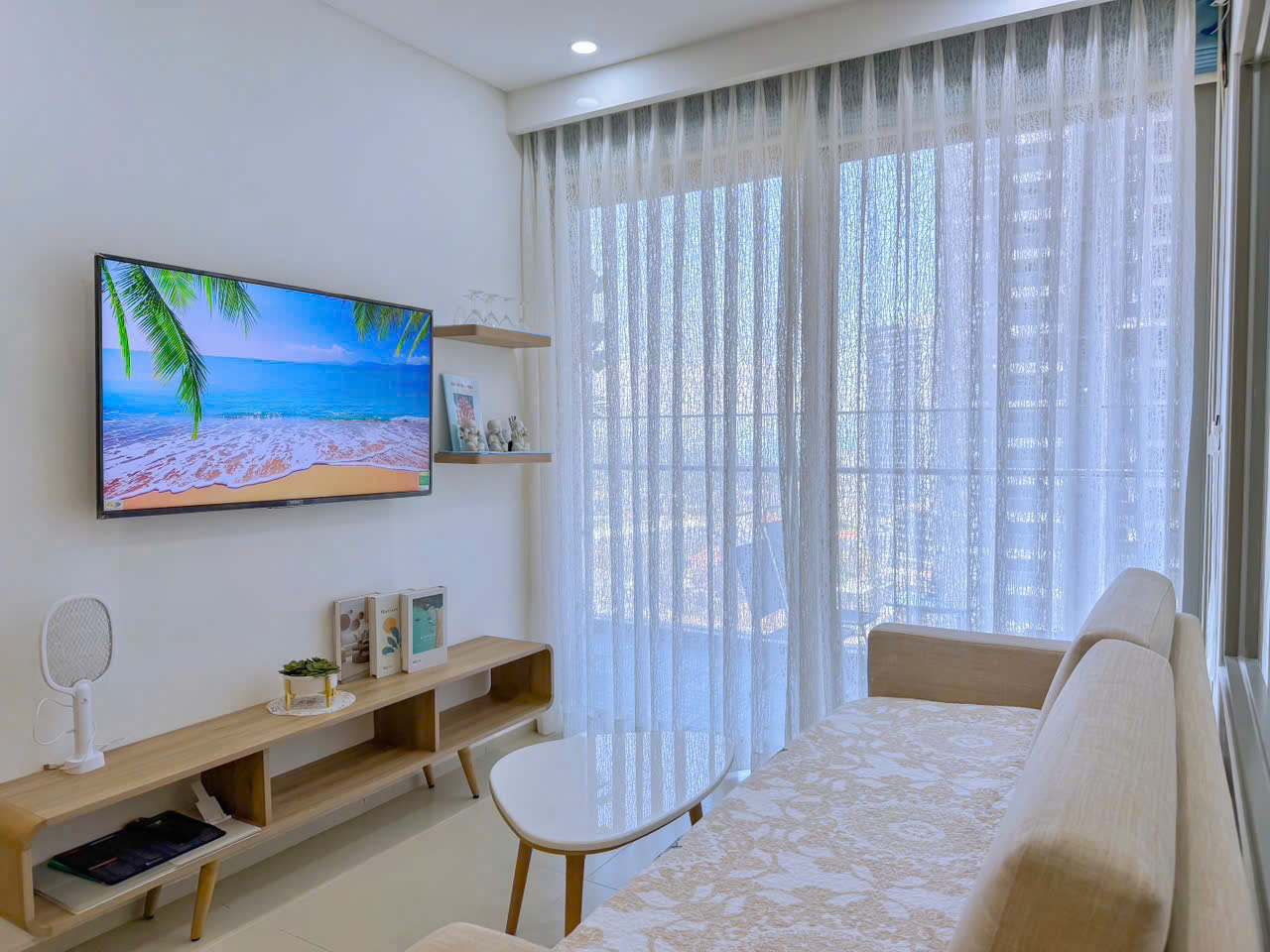 CHO THUÊ CĂN HỘ THE SÓNG, VŨNG TÀU, DIỆN TÍCH 50M2, NỘI THẤT MỚI, PHÙ HỢP GIA ĐÌNH Ở VÀ THUÊ LÂU DÀI