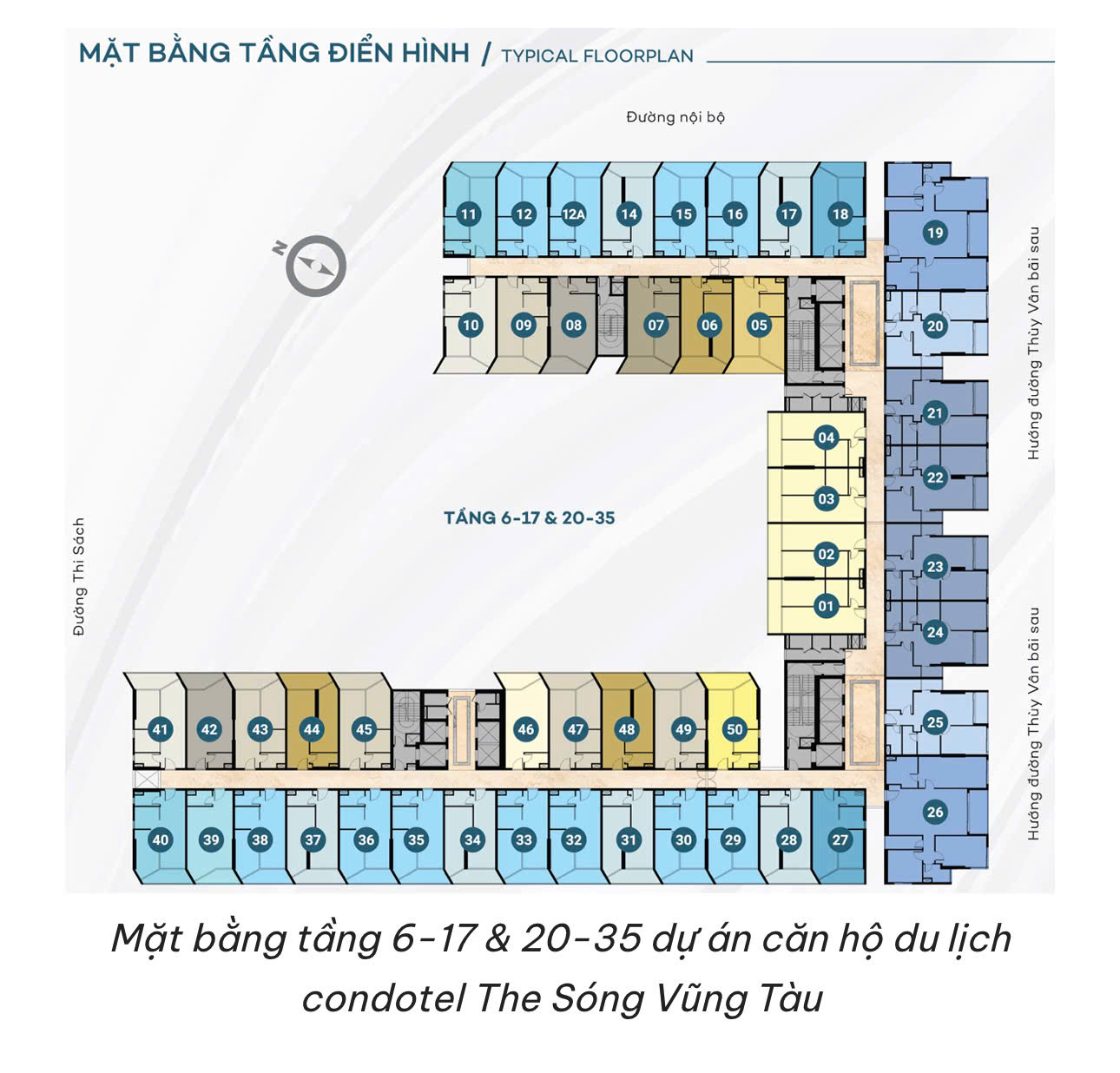 BÁN CĂN HỘ CHUNG CƯ THE SÓNG, VŨNG TÀU, DIỆN TÍCH 50M2, NHÀ NỘI THẤT SANG TRỌNG