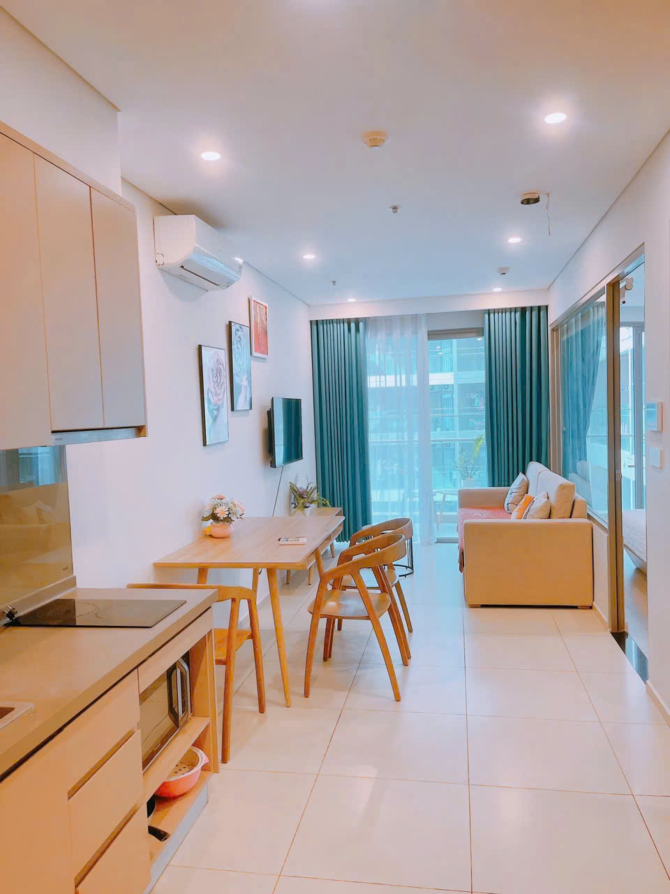 BÁN CĂN HỘ THE SÓNG, ĐƯỜNG THI SÁCH, DIỆN TÍCH 49.5M2 VỊ TRÍ TIỀM NĂNG, NHÀ NỘI THẤT SANG TRỌNG