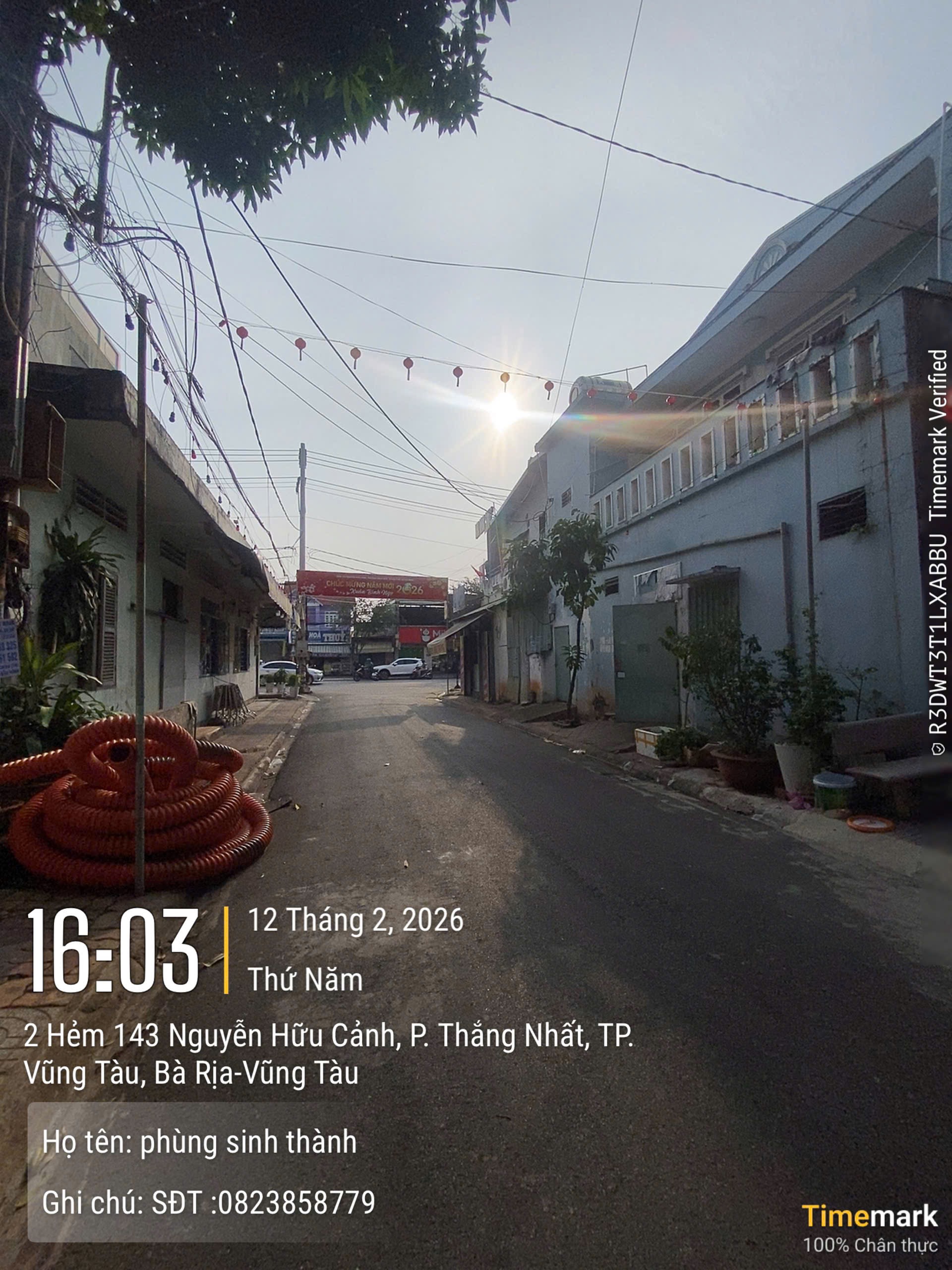 BÁN NHÀ ĐƯỜNG NGUYỄN HỮU CẢNH, PHƯỜNG THẮNG NHẤT, VŨNG TÀU, DIỆN TÍCH 60M2 KHU VỰC SẦM UẤT, HẺM Ô TÔ RA VÀO THOẢI MÁI