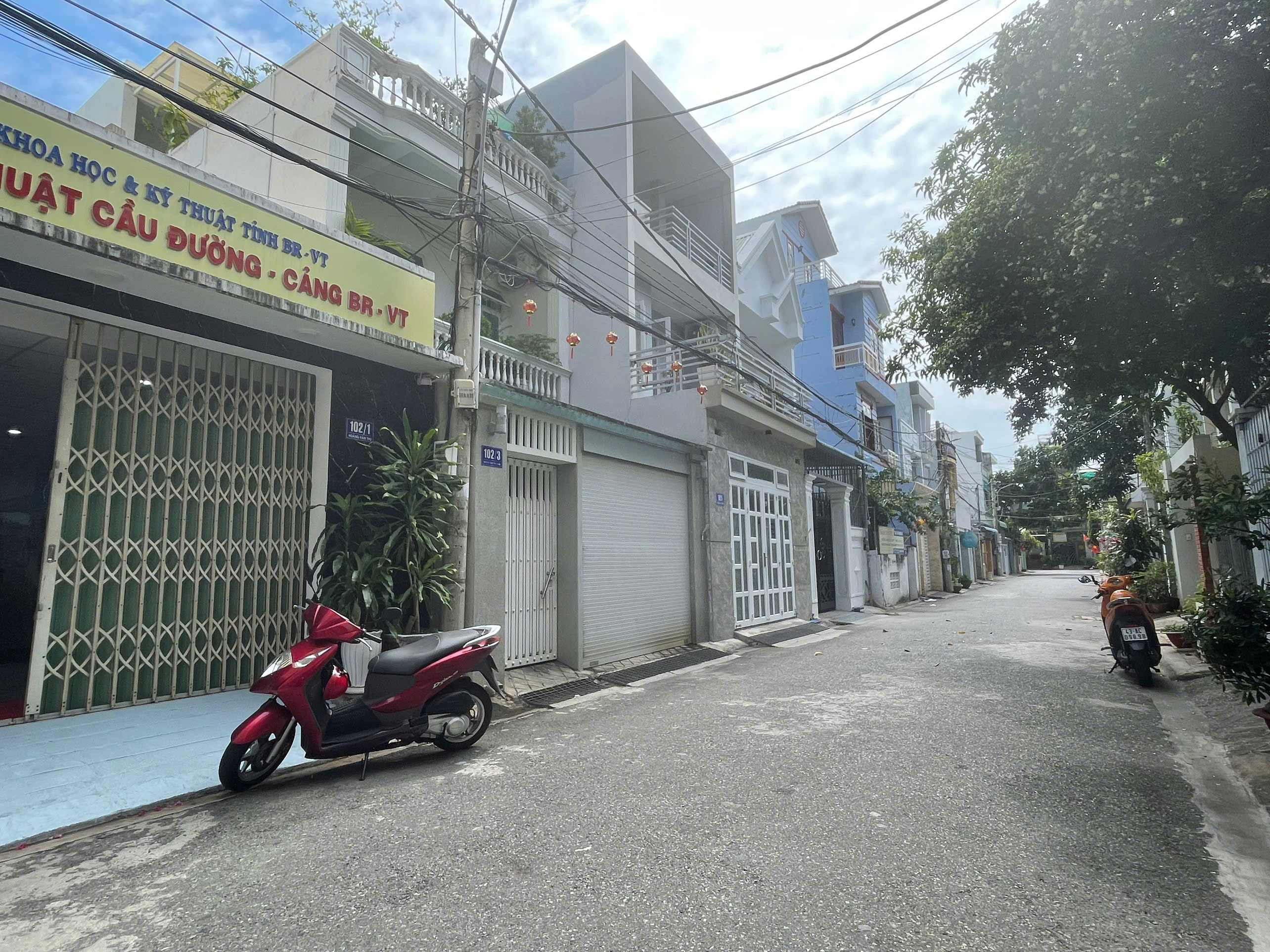 BÁN NHÀ ĐƯỜNG HOÀNG VĂN THỤ, VŨNG TÀU, DIỆN TÍCH 108M2 VỊ TRÍ HƯỚNG TÂY NAM, KHU VỰC TRUNG TÂM SẦM UẤT