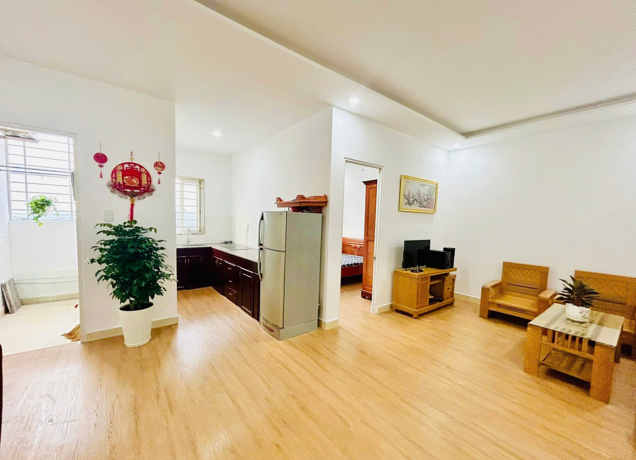 BÁN CĂN HỘ CHUNG CƯ BÌNH AN, VŨNG TÀU, DIỆN TÍCH 62M2 VỊ TRÍ HƯỚNG BAN CÔNG TÂY BẮC, SẴN NỘI THẤT