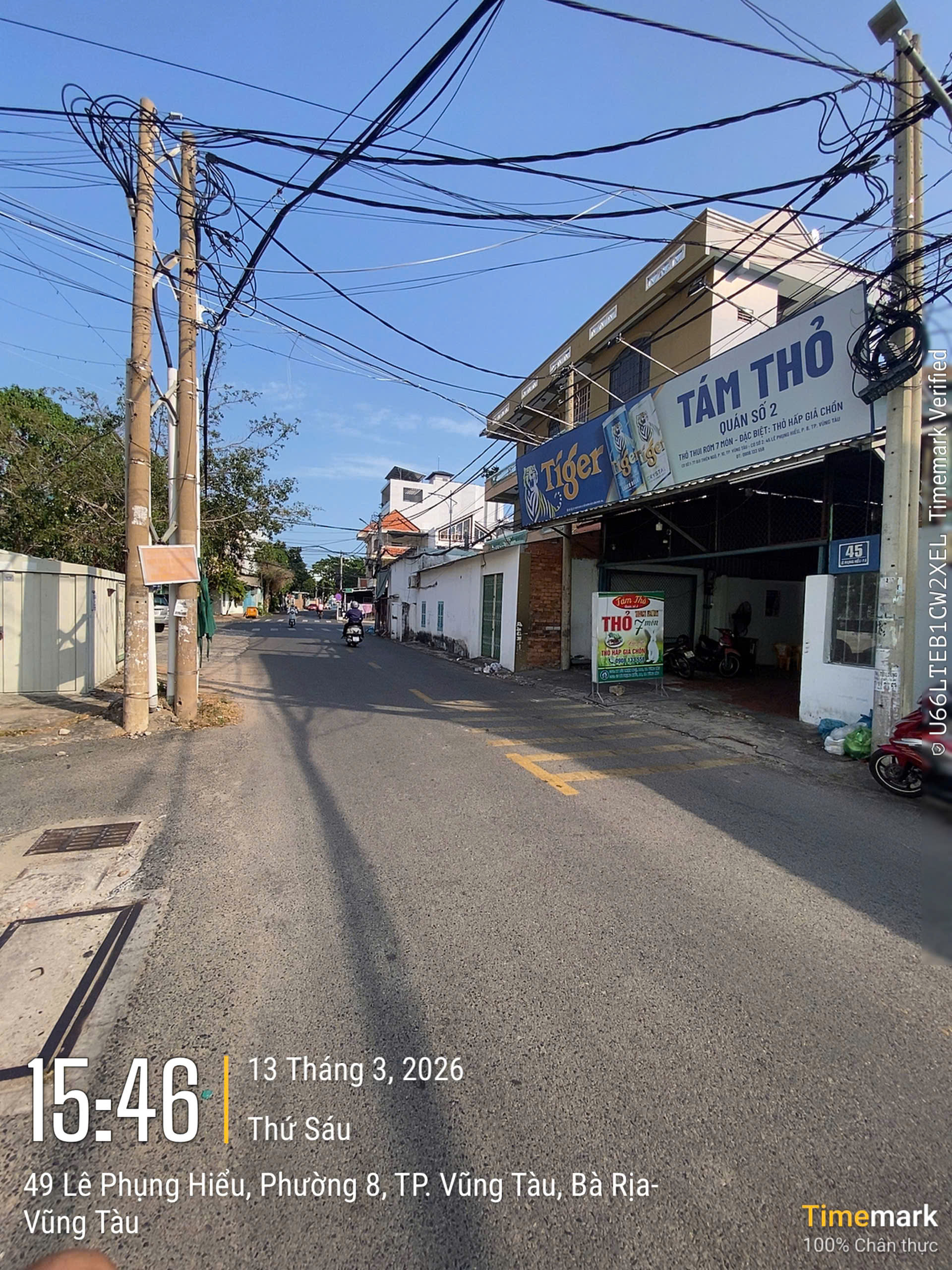 BÁN NHÀ CẤP 4 ĐƯỜNG LÊ PHỤNG HIỂU, VŨNG TÀU, DIỆN TÍCH 218M2 VỊ TRÍ HƯỚNG ĐÔNG BẮC, KHU VỰC DÂN CƯ HIỆN HỮU