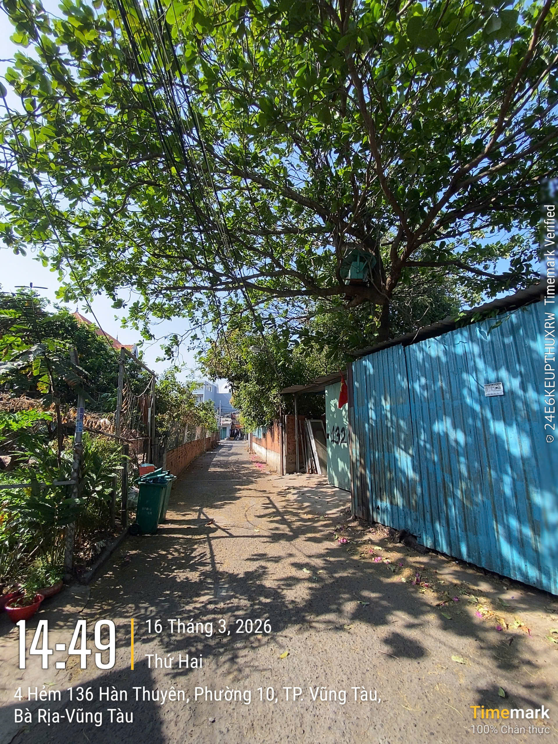 BÁN ĐẤT TRỐNG ĐƯỜNG HÀN THUYÊN, VŨNG TÀU, DIỆN TÍCH 462M2 VỊ TRÍ KHU VỰC DÂN CƯ ĐÔNG ĐÚC, HƯỚNG TÂY NAM ĐÓN TÀI LỘC